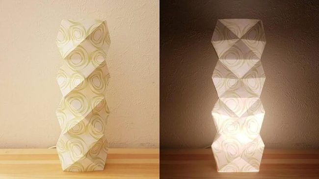 Curved Light Sculpture Warm