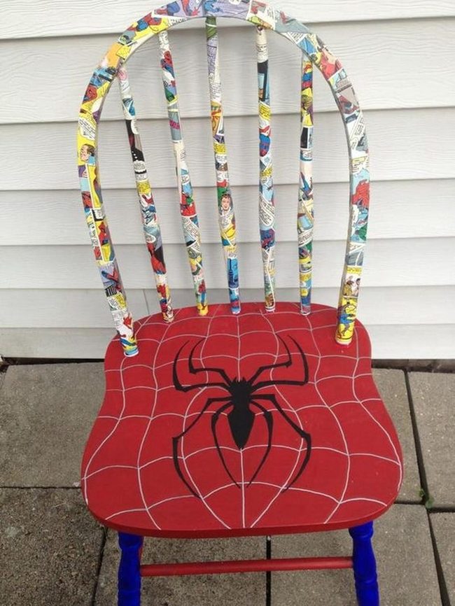 Red Comic Book Chairs