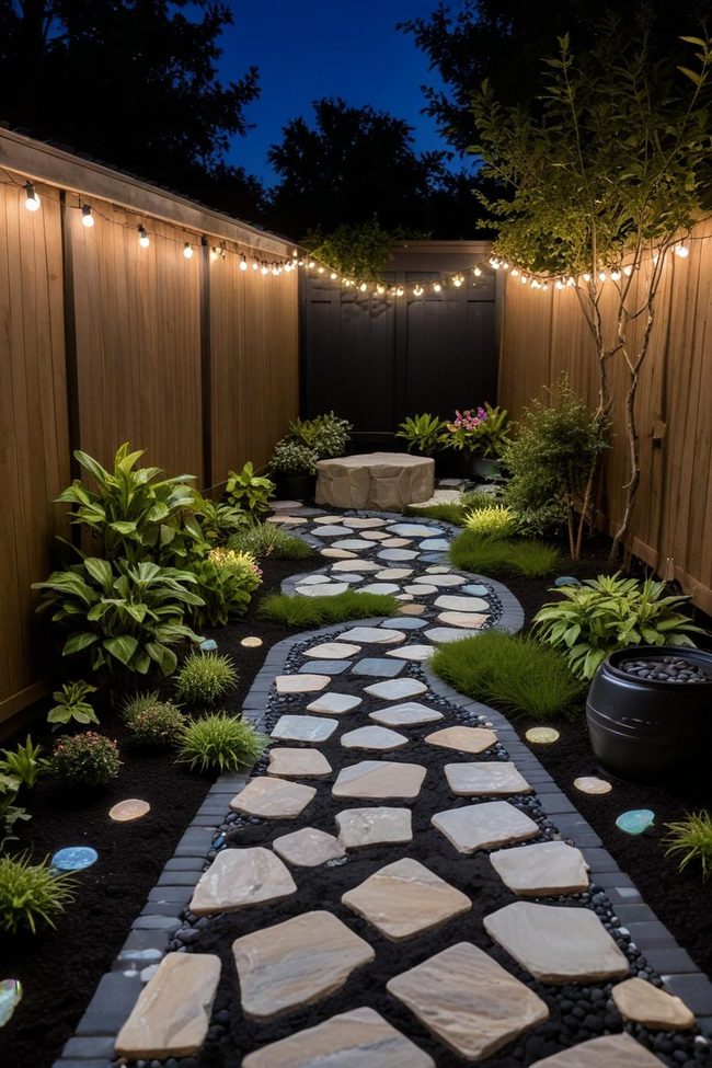 Backyard Pendant Lamps Extend Evening Play