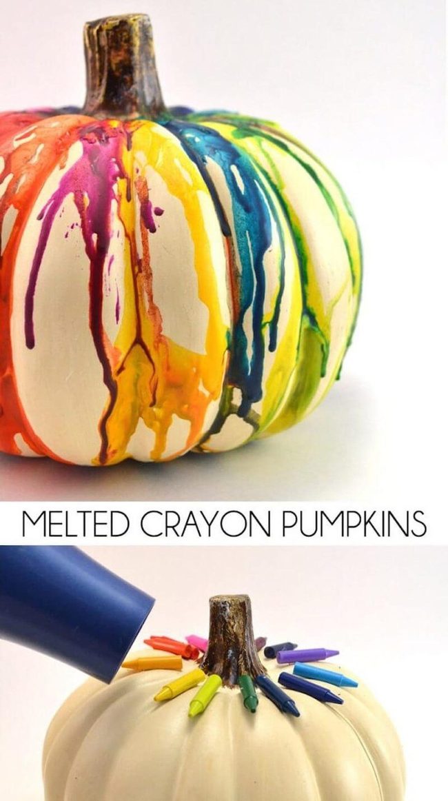 Melted Crayon Color Blocks