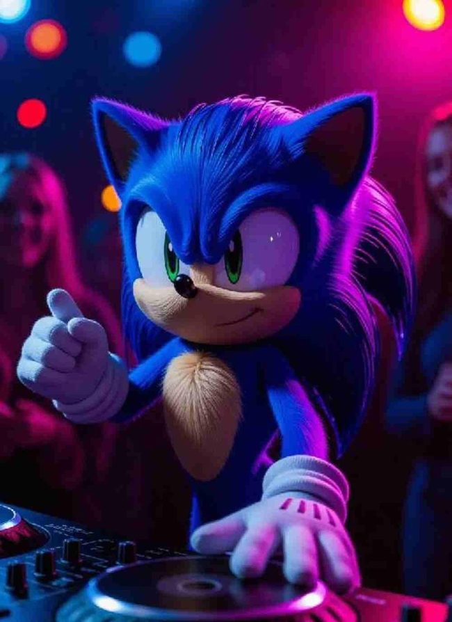 Blue And Gold Sonic Speedway