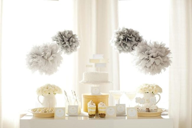 Cream And White Floral Celebration