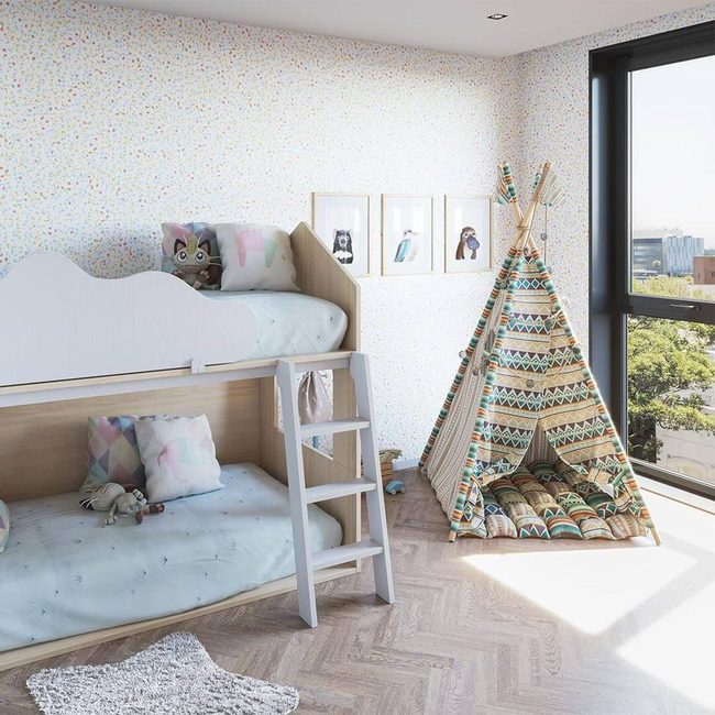 Wooden Cloud Bunk Dreams