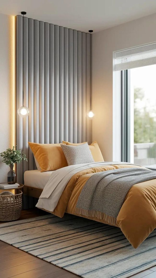 Backlit Headboard Transforms Dorm Instantly