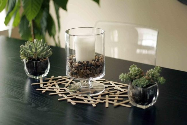 Succulent Wood Greenery