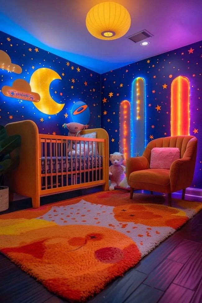 Neon Stars And Deep Blue Dreams