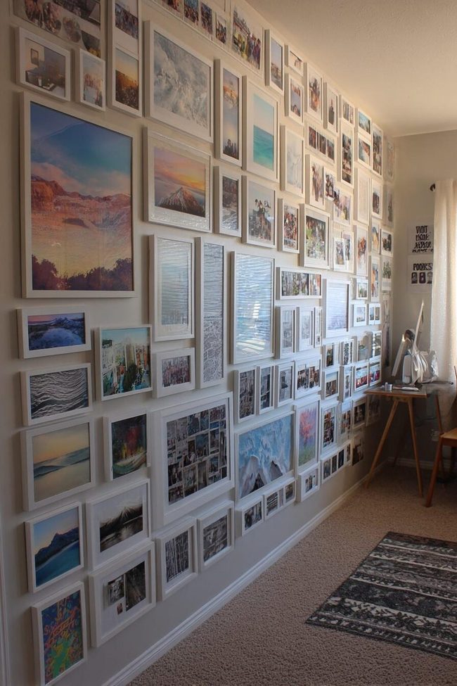 Photo Collage Wall Of Memories