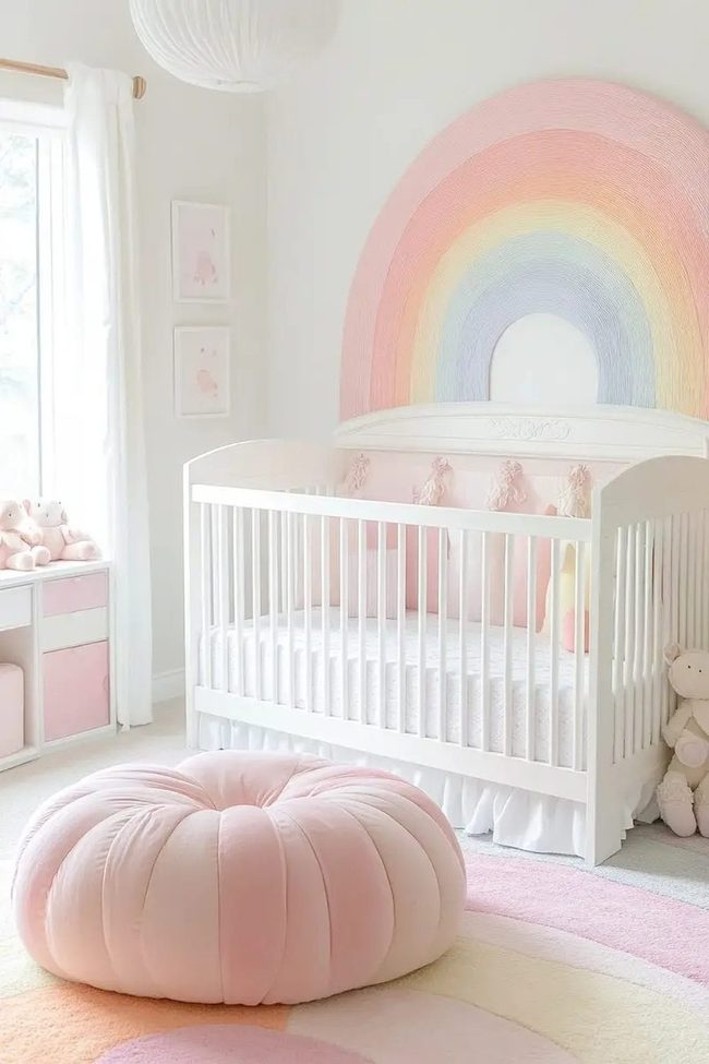 Pastel Rainbow Nursery Serenity