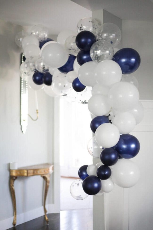Colorful Balloon Arch Entrance