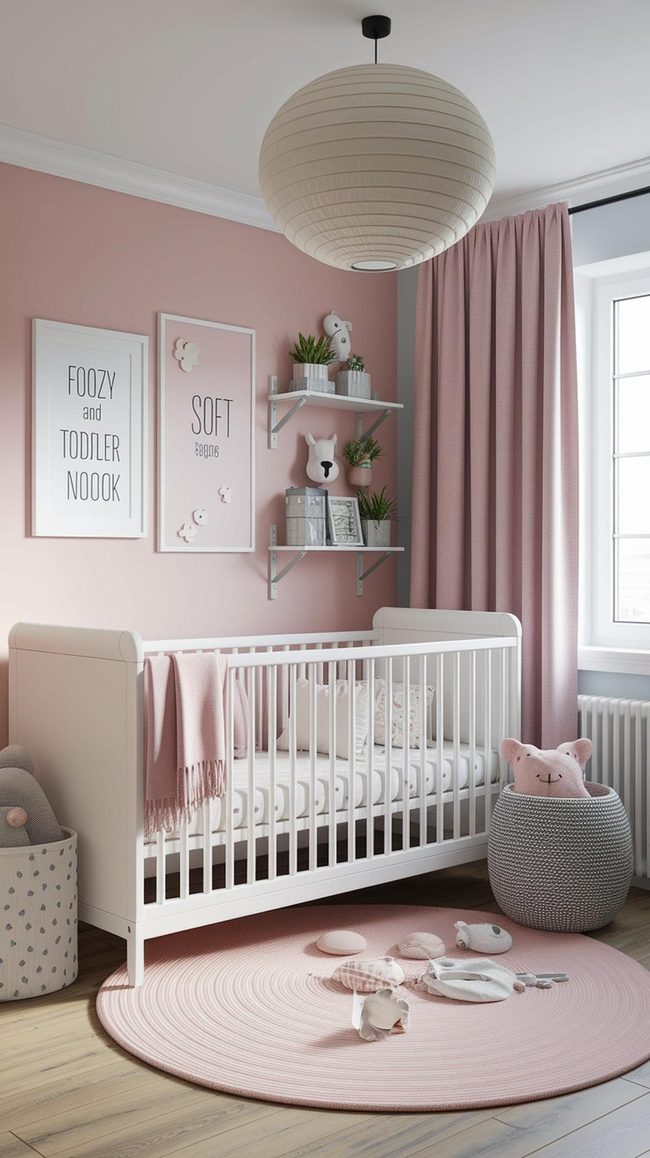 Paired Cribs Neutral Nursery Solution