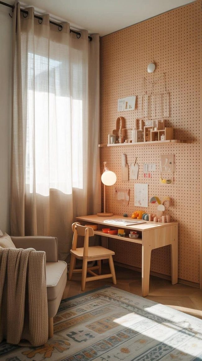 Pegboard Walls Organize Everything
