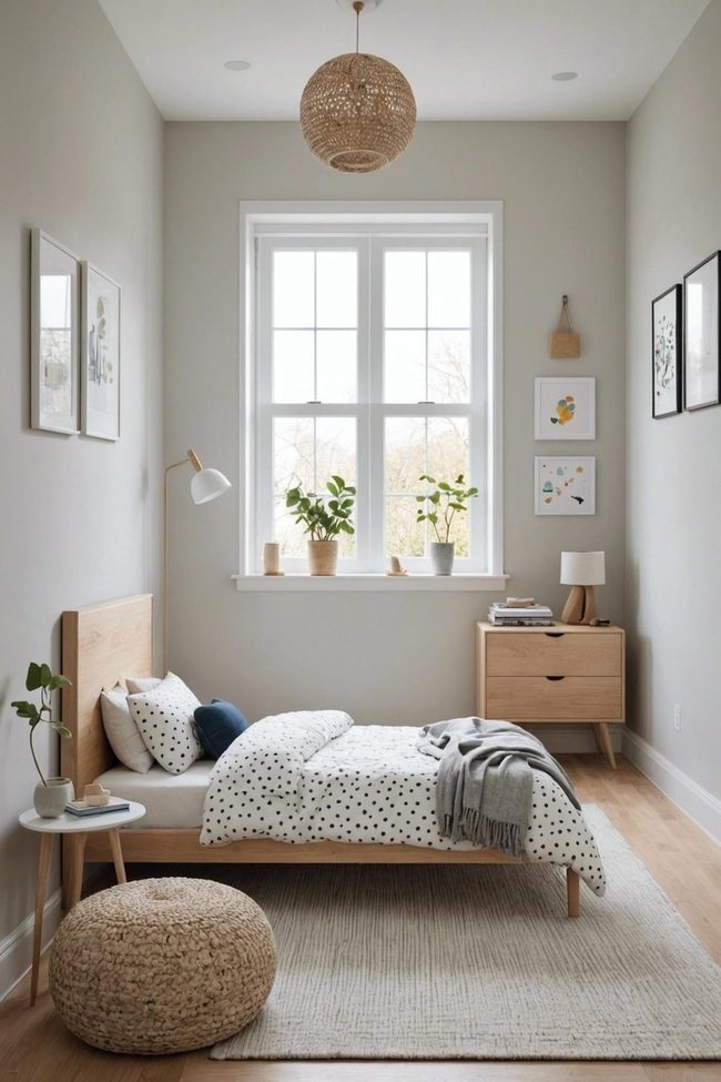 Clean Lines Peaceful Bedroom