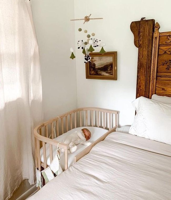 Carved Wood Headboard Nursery