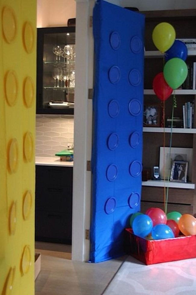 Yellow And Blue Kitchen Celebration