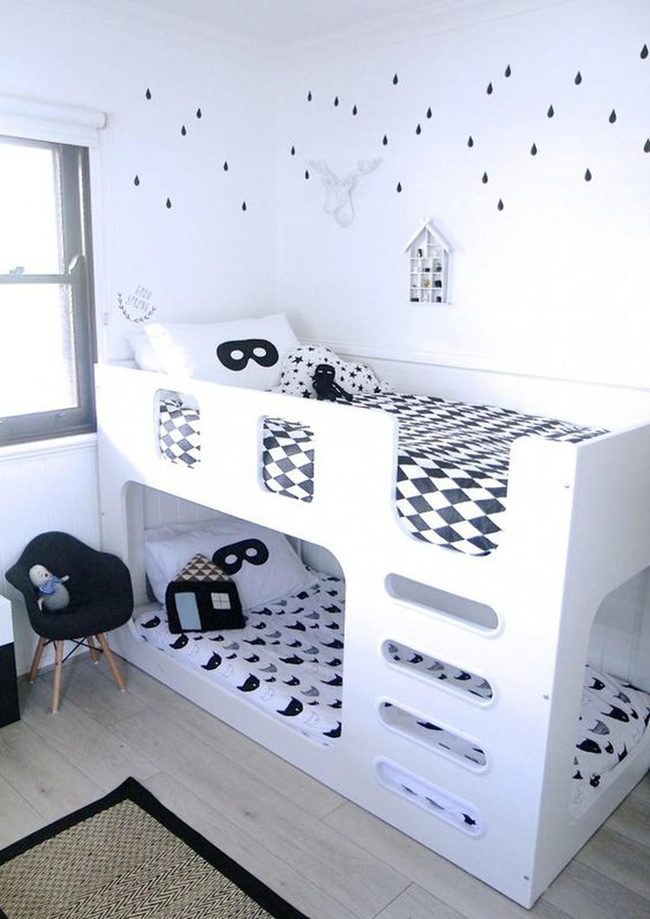 Black And White Bunk Haven