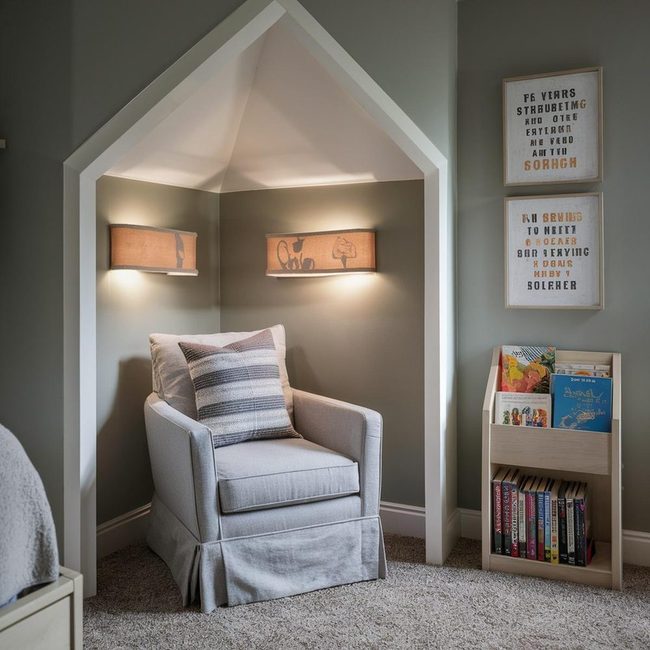 Child'S Personal Book Nook Corner
