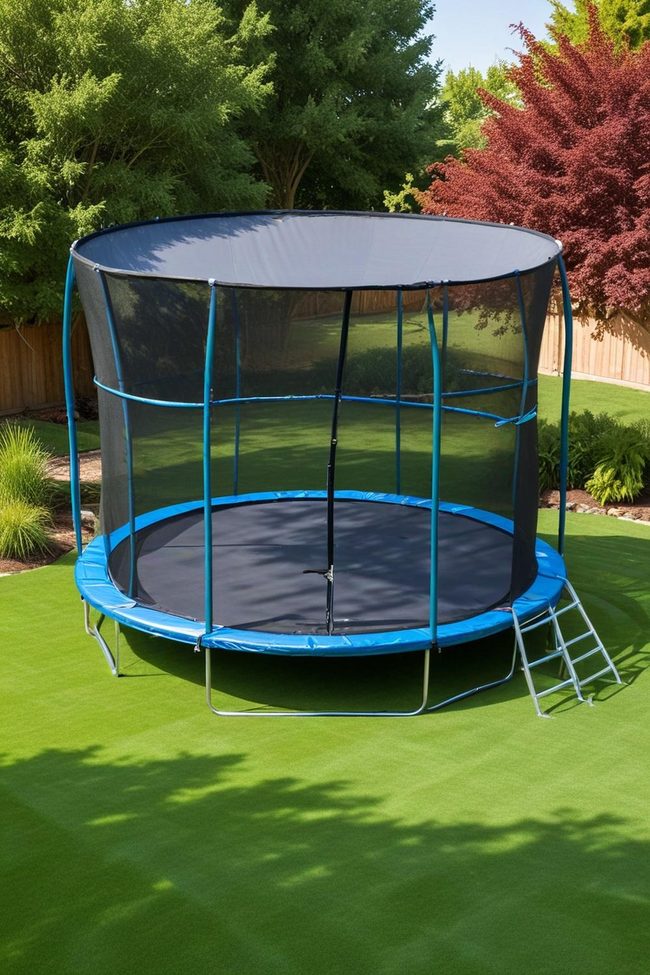 Padded Safety Nets Protect Jumpers