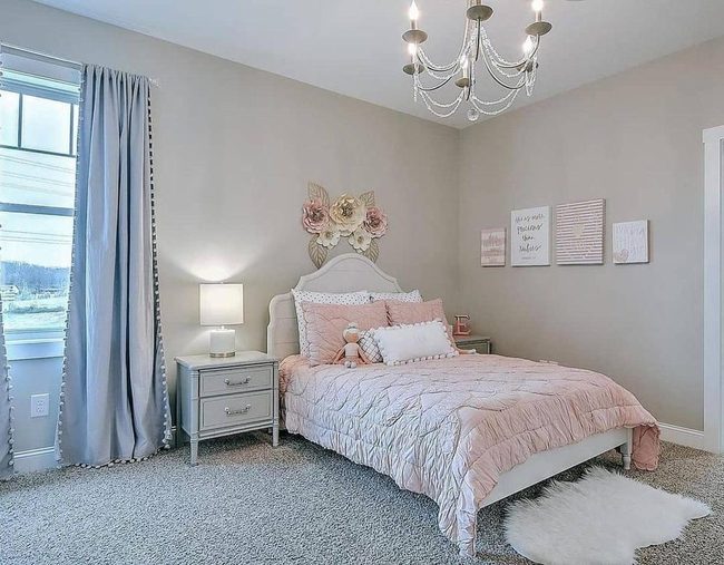 Pink Faux Fur Bedroom Luxury