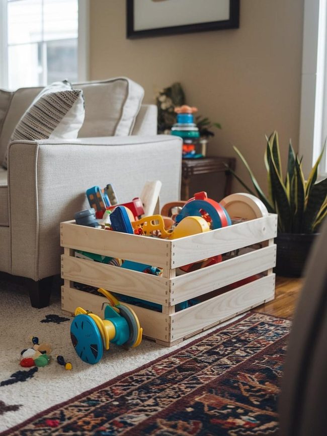Wall Shelves Options With Baskets