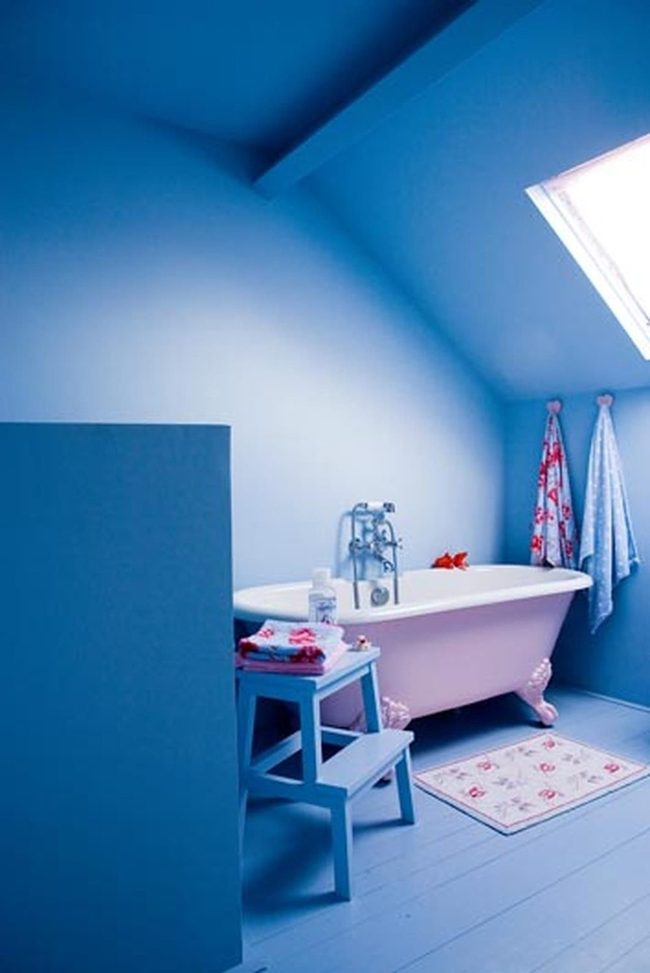 Blue Walls, Pink-Footed Tub