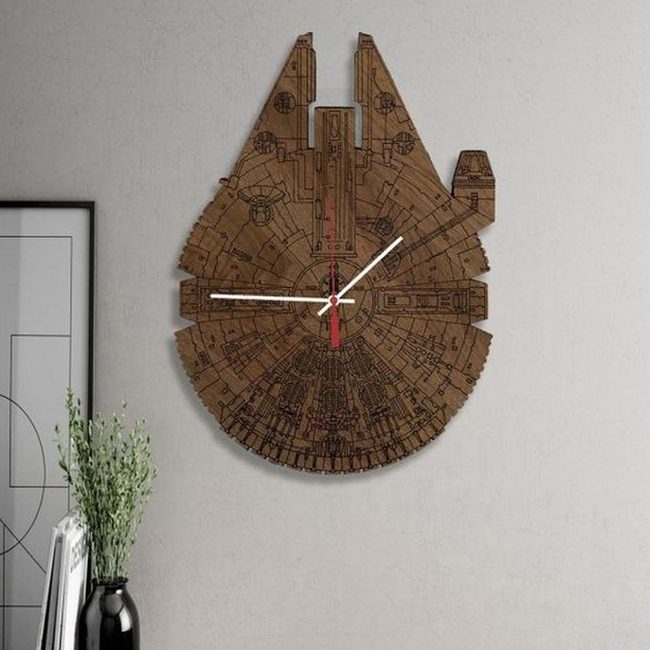 Futuristic Clock Meets Minimalist Green