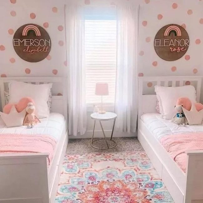 Pink Polka Dots And Rainbow Dreams