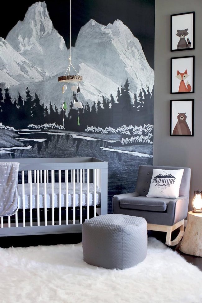 Oversized Forest Mural Wonder