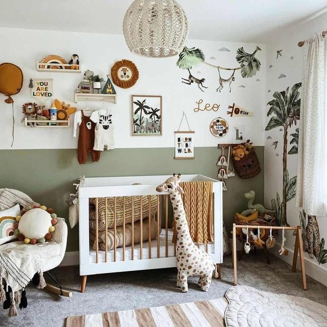 Jungle Green Playroom