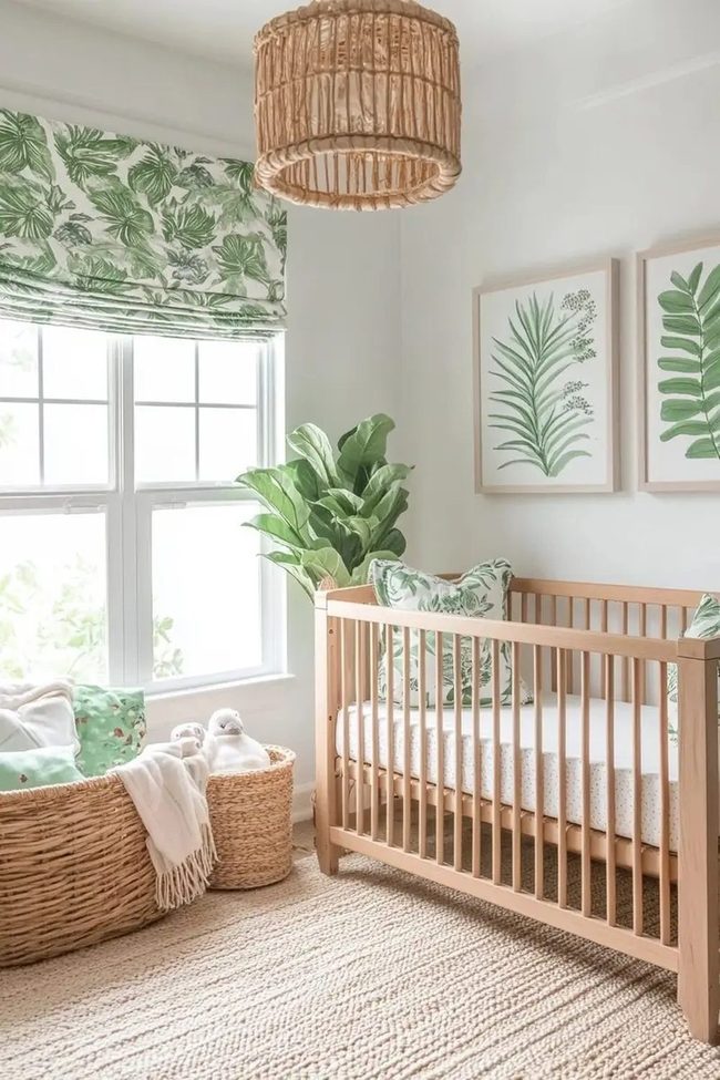 Green Botanical Baby Sanctuary