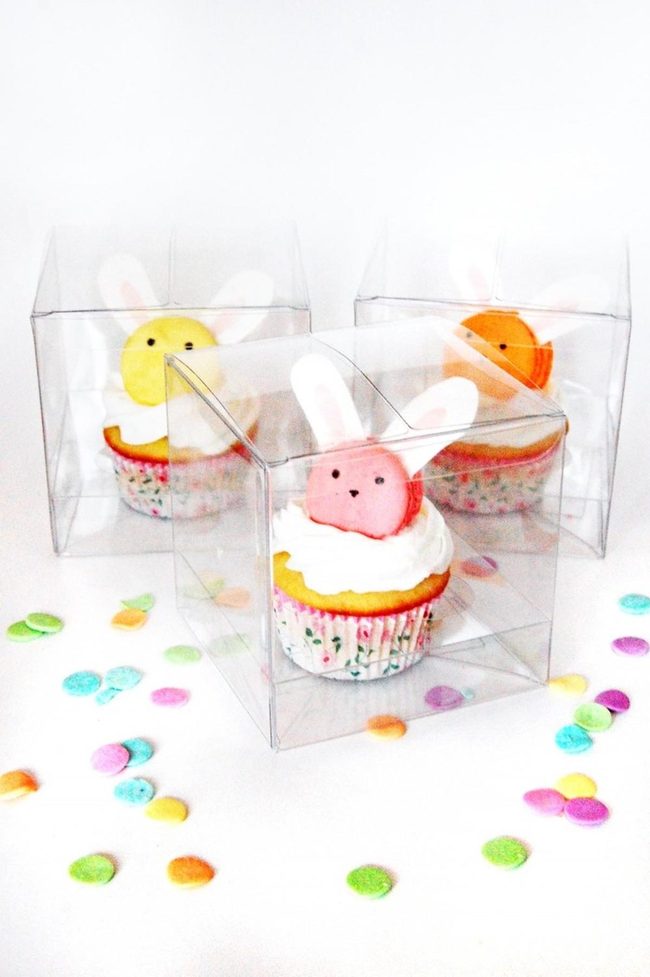 Pastel Bunny Macarons Cupcakes