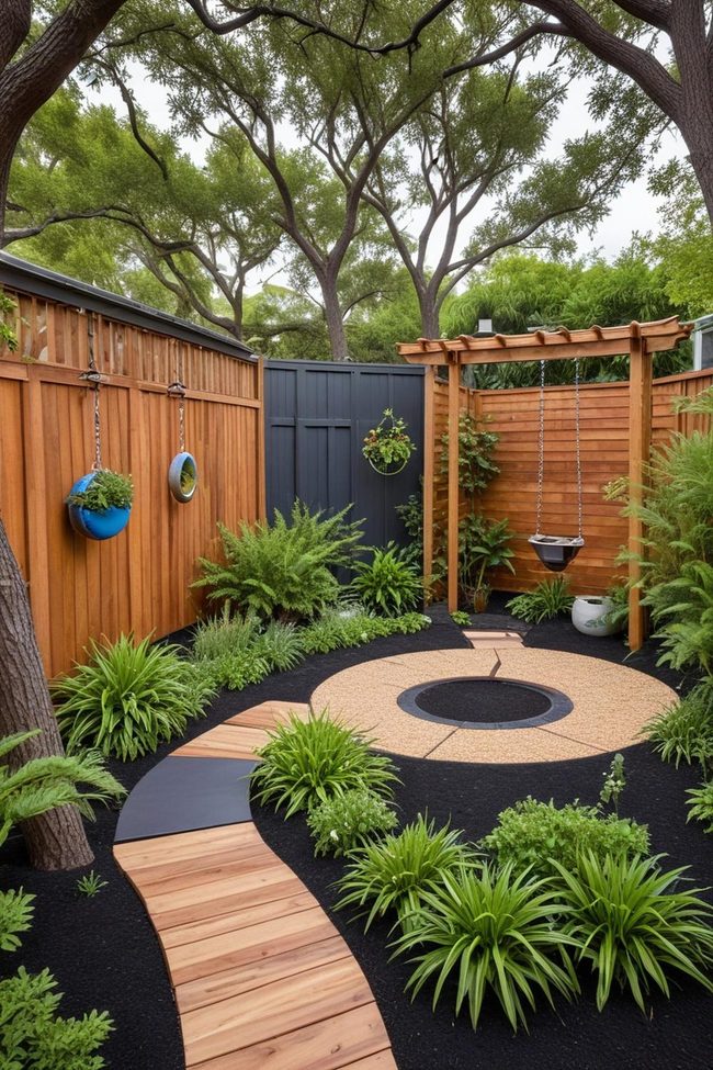 Sustainable Walnut Playground with Eco Features
