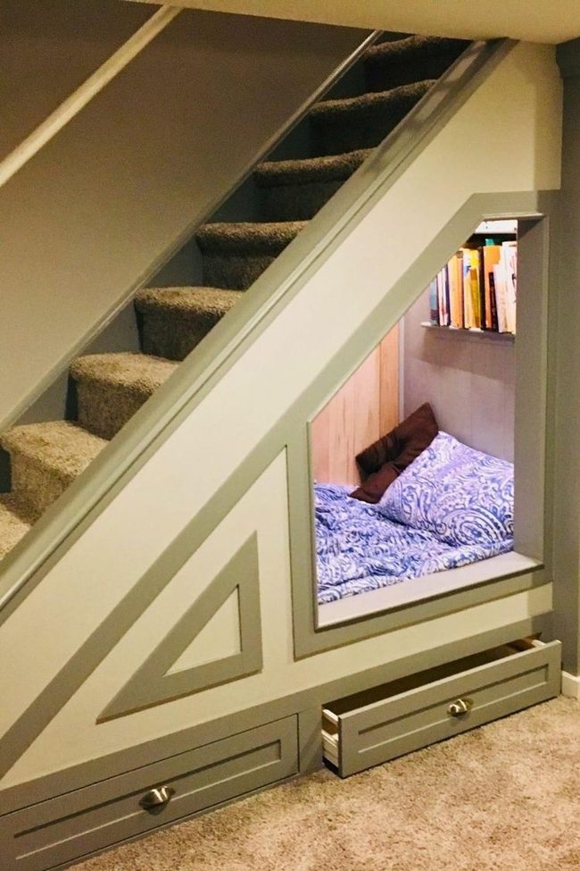Triangular Window Reading Hideaway