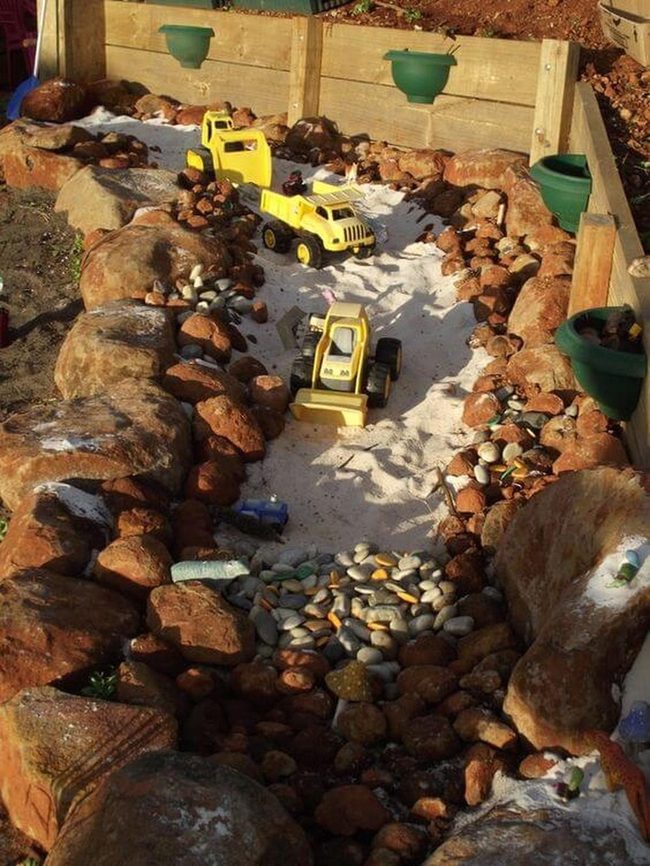 Pebble Path Truck Playground