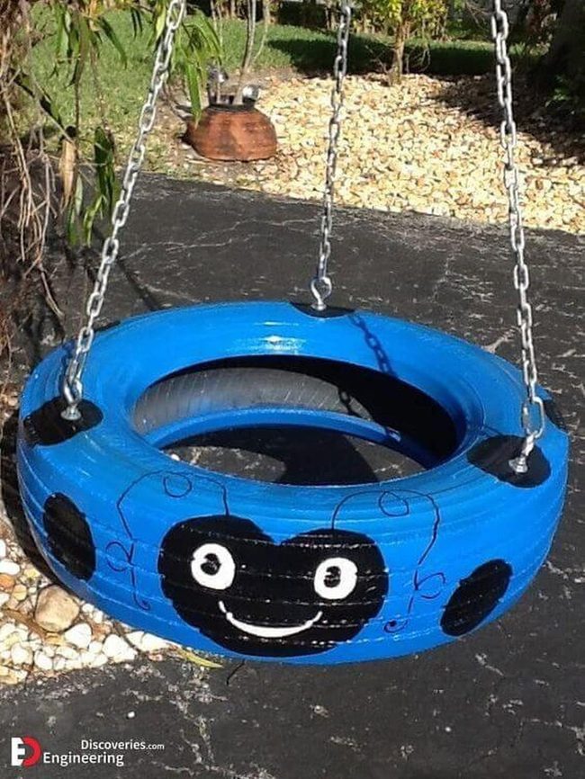 Black Rubber Swing Chains