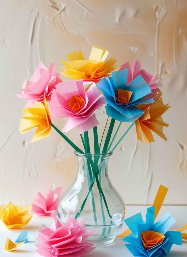 Luminous Tissue Paper Blooms