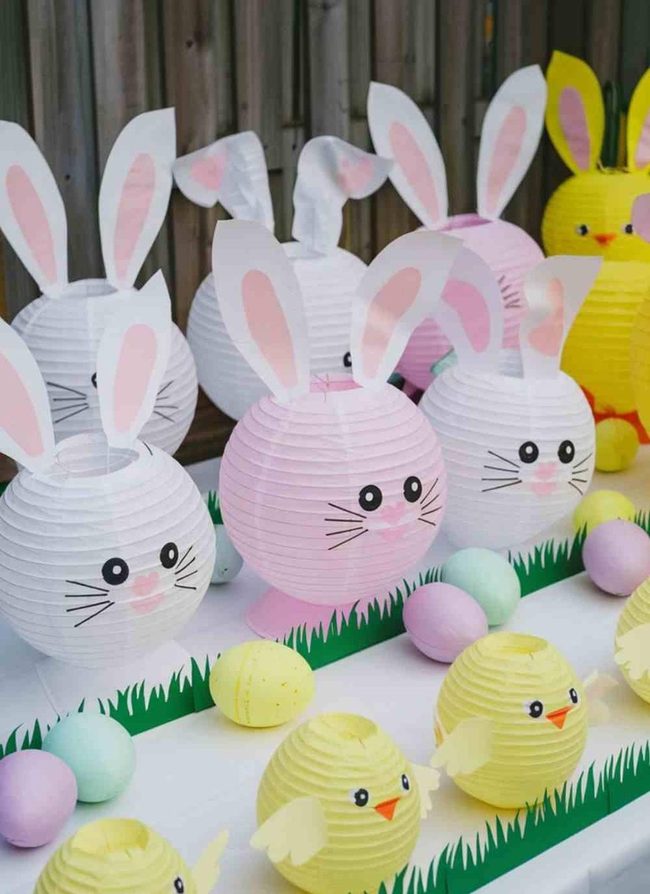 Pastel Painted Easter Pots