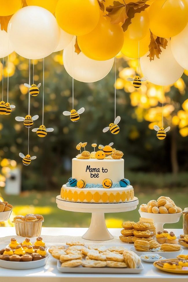 Radiant Yellow Bee Celebration