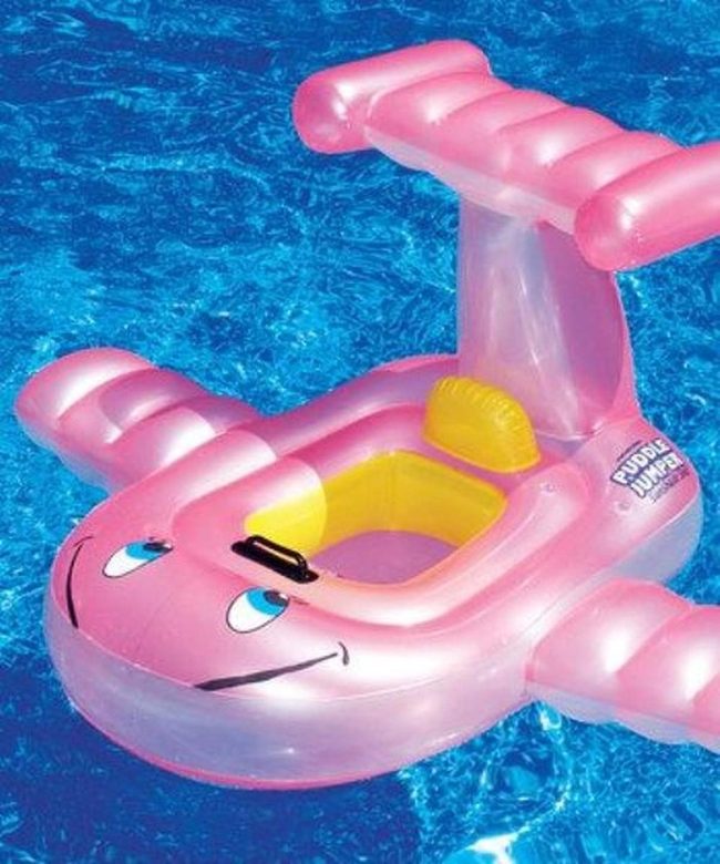 Pink Airplane Pool Float