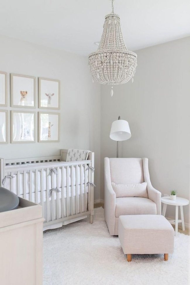 Soft Gray Crib Sanctuary