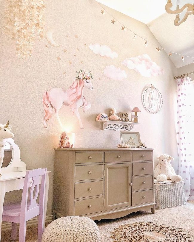 Wooden Dresser, Starlit Dreams