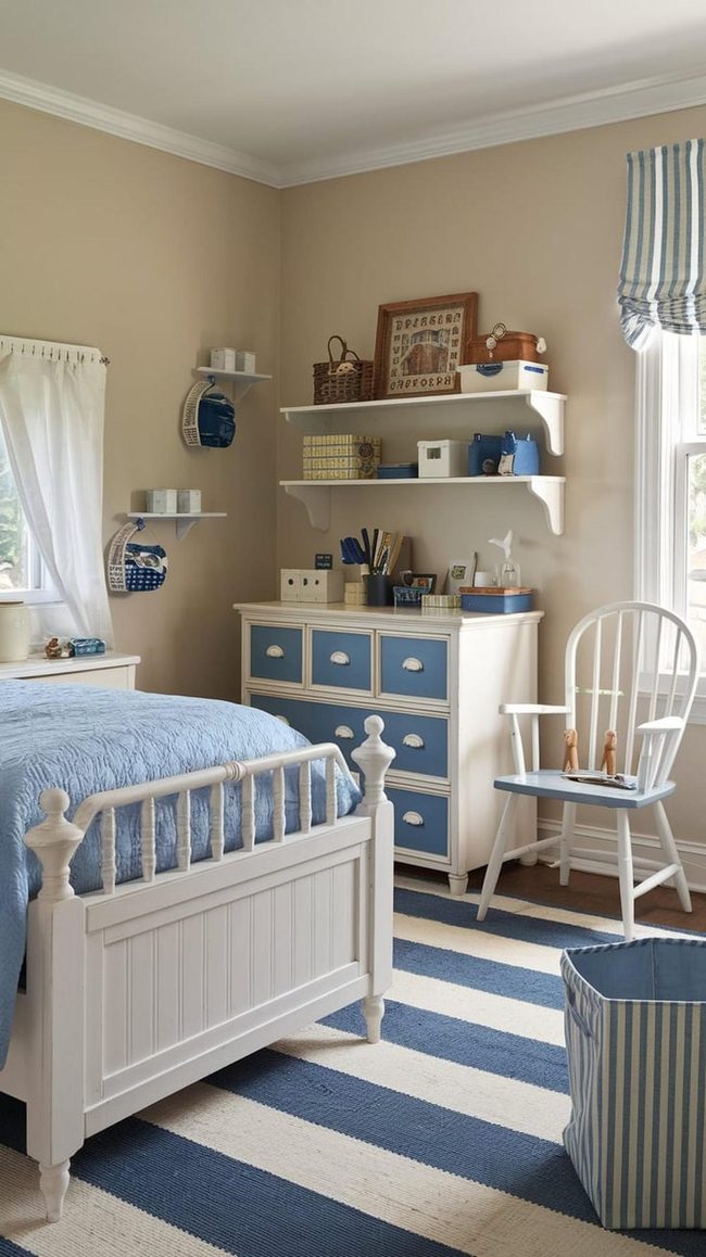 Patchwork Quilt Resting Area Neutral Balance