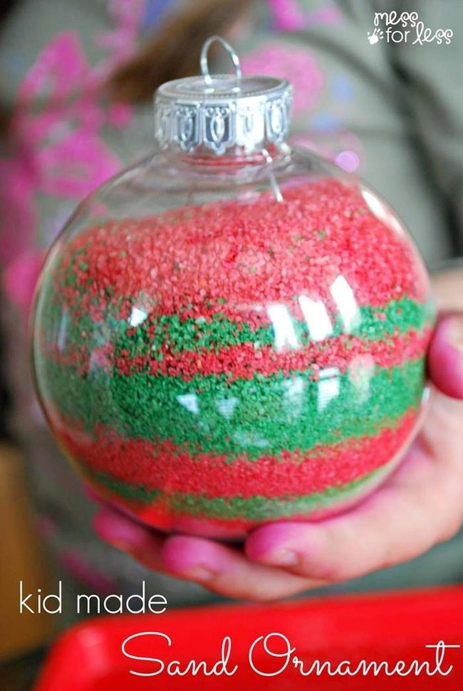 Colorful Sand Filled Baubles