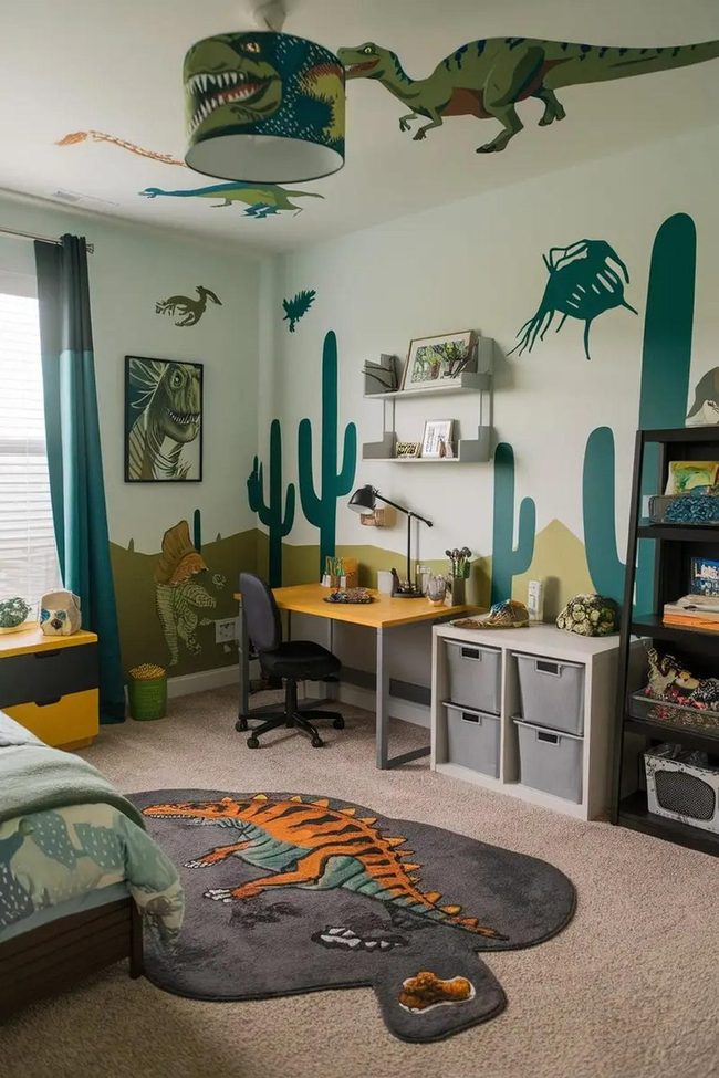 Prehistoric Fossils And Jungle Prints