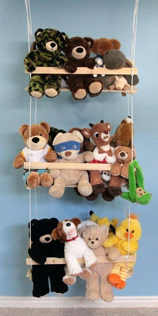 Stuffed Animal Wall Display