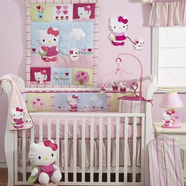 Pink Hello Kitty Nursery