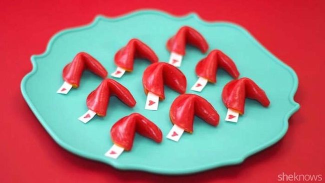 Fruit Roll-Up Fortune Cookies