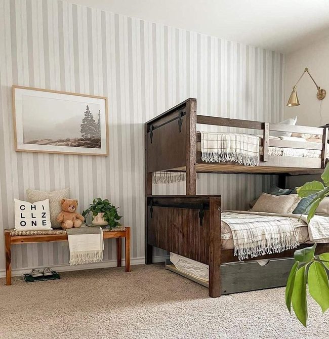 Dark Wood Bunk Sanctuary