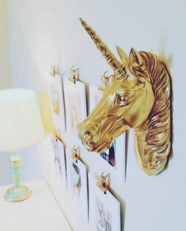 Golden Unicorn Statement Pieces