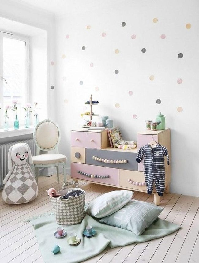 Pastel Dots Nursery Warmth