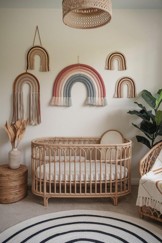 Woven Rainbow Natural Nursery
